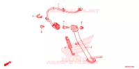 SOSTEGNO PRINCIPALE/PEDALE FRENO per Honda NC 750 X ABS DCT SPECIAL 2016