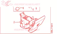 UTENSILI/SCATOLA BATTERIA per Honda NC 750 X ABS DCT SPECIAL 2016