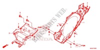 PARAFANGO POSTERIORE per Honda NC 750 X ABS DCT 2016