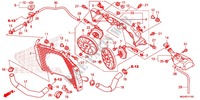 RADIATORE per Honda CROSSTOURER 1200 ABS RED 2017