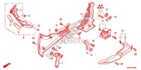 RIPARO INFERIORE per Honda CROSSTOURER 1200 ABS RED 2017