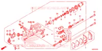 CALIBRO FRENO POSTERIORE per Honda FOURTRAX 500 FOREMAN RUBICON DCT 2016