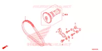 CATENA CAMMA/TENSIONE per Honda FOURTRAX 500 FOREMAN RUBICON DCT 2016