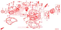 CILINDRO/TESTATA per Honda FOURTRAX 500 FOREMAN RUBICON DCT 2016
