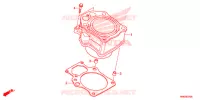 CILINDRO per Honda FOURTRAX 500 FOREMAN RUBICON DCT 2016