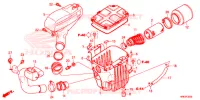 COPERTURA ANTERIORE/FILTRO ARIA per Honda FOURTRAX 500 FOREMAN RUBICON DCT 2016