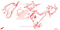 COPERTURA LATO/COPERTURA SERBATOIO per Honda FOURTRAX 500 FOREMAN RUBICON DCT 2016