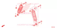CUSCINO ANTERIORE per Honda FOURTRAX 500 FOREMAN RUBICON DCT 2016