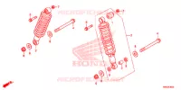CUSCINO POSTERIORE(2) per Honda FOURTRAX 500 FOREMAN RUBICON DCT 2016