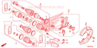 GIUNTO ANTERIORE/ALBERO AVVIAMENTO ANT. per Honda FOURTRAX 500 FOREMAN RUBICON DCT 2016