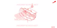 LUCE CODA(2) per Honda FOURTRAX 500 FOREMAN RUBICON DCT 2016