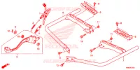 PEDALE/GRADINO per Honda FOURTRAX 500 FOREMAN RUBICON DCT 2016