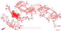 SEDILE/PORTATORE per Honda FOURTRAX 500 FOREMAN RUBICON DCT 2016