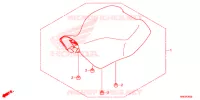 SEDILE SINGOLO(2) per Honda FOURTRAX 500 FOREMAN RUBICON DCT 2016