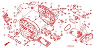 COPERTURA ANTERIORE/FILTRO ARIA per Honda CBF 600 CARENEE ABS 2010