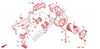 COPERTURA ANTERIORE/FILTRO ARIA per Honda CB 500 S 34HP 2000