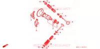 ALBERO A CAMME/VALVOLA per Honda FORESIGHT 250 SE 2001