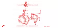 CILINDRO per Honda FORESIGHT 250 SE 2001