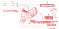 MARCHIO/STRISCIA(1) per Honda FORESIGHT 250 SE 2001