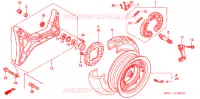 RUOTA POSTERIORE (FES250SE) per Honda FORESIGHT 250 SE 2001