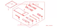 UTENSILI/SCATOLA BATTERIA per Honda FORESIGHT 250 SE 2001