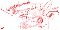 BRACCIO OSCILLANTE/CASSA CATENA per Honda MSX 125 2013