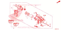 CALIBRO FRENO POSTERIORE per Honda MSX 125 2013