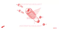 CUSCINO POSTERIORE(2) per Honda MSX 125 2013