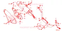 SMORZATORE SCARICO(2) per Honda MSX 125 2013