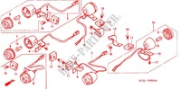 FRECCIA LAMPEGGIATORE (XR250Y/XR2503Y/3) per Honda XR 250 2000