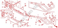 SMORZATORE SCARICO (FJS4002/3 FJS6001/2/3) per Honda SILVER WING 600 2002