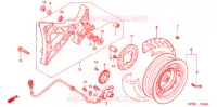 RUOTA POSTERIORE/BRACCIO OSCILLANTE per Honda FORZA 250 X CUSTOMIZED 2003