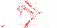 ALBERO A CAMME/VALVOLA per Honda FORESIGHT 250 EX 2005