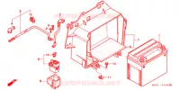 BARDATURA FILO/BATTERIA per Honda FORESIGHT 250 EX 2005