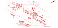 CALIBRO FRENO POSTERIORE per Honda FORESIGHT 250 EX 2005