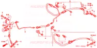 CONDOTTO FRENO POSTERIORE per Honda FORESIGHT 250 EX 2005