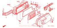 COPERTURA ANTERIORE/FILTRO ARIA per Honda FORESIGHT 250 EX 2005
