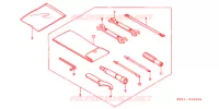 UTENSILI/SCATOLA BATTERIA per Honda FORESIGHT 250 EX 2005