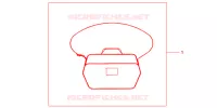 BORSA INTERNA TOP BOX 35LT per Honda CBF 125 2011