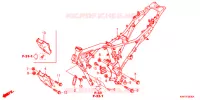 CORPO TELAIO per Honda CBF 125 2011