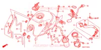 SERBATOIO COMBUSTIBILE per Honda CBF 125 2011