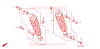 CUSCINO POSTERIORE(2) per Honda CBF 125 2009