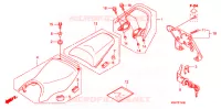 SEDILE SINGOLO(2) per Honda CBF 125 2009