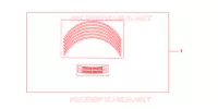 SET ADESIVI BIANCHI PER CERCHI ANT. E POST. per Honda CBF 125 2009