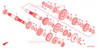TRASMISSIONE per Honda CBF 125 2009