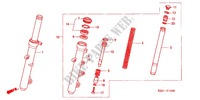 FORCELLA ANTERIORE per Honda S WING 125 FES ABS 2007