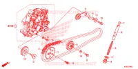CATENA CAMMA/TENSIONE per Honda MSX 125 2016