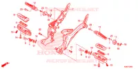 GRADINO/PEDALE per Honda MSX 125 2016