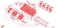CILINDRO/TESTATA per Honda CBR 650 F TRICOLORE 2016