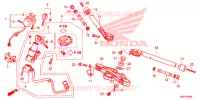 CONDOTTO MANIGLIA/PONTE SOPRA (2) per Honda CBR 650 F TRICOLORE 2016